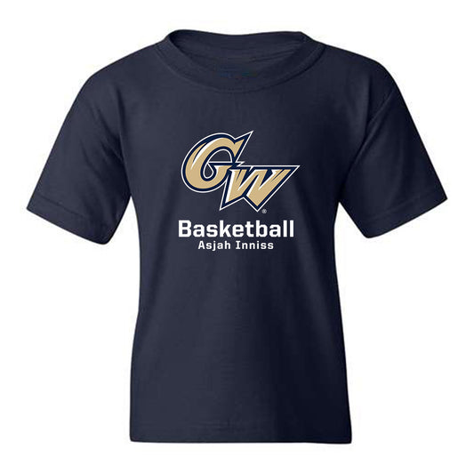 GWU - NCAA Women's Basketball : Asjah Inniss - Youth T-Shirt Classic Fashion Shersey