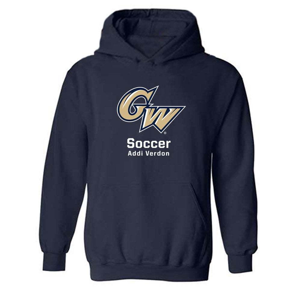 GWU - NCAA Women's Soccer : Addi Verdon - Hooded Sweatshirt Classic Fashion Shersey