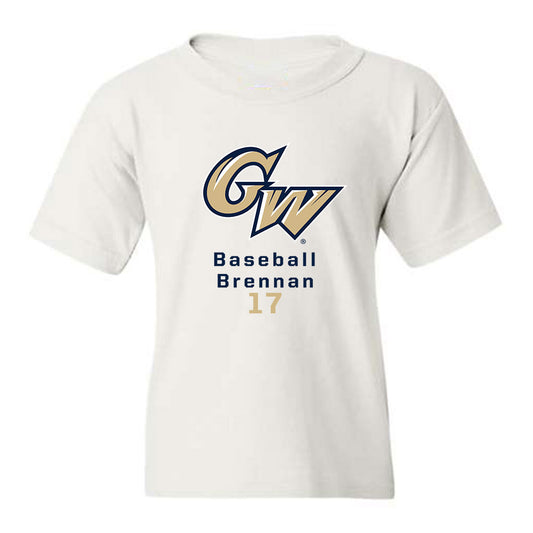 GWU - NCAA Baseball : Teddy Brennan - Youth T-Shirt Classic Fashion Shersey