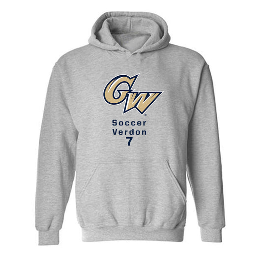 GWU - NCAA Women's Soccer : Addi Verdon - Hooded Sweatshirt Classic Fashion Shersey
