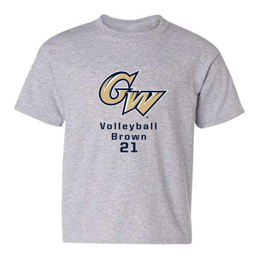 GWU - NCAA Women's Volleyball : Haylee Brown - Youth T-Shirt Classic Fashion Shersey