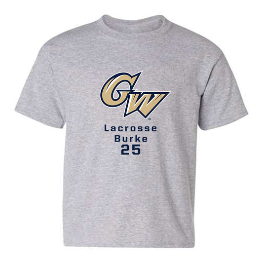 GWU - NCAA Women's Lacrosse : Gracie Burke - Youth T-Shirt Classic Fashion Shersey