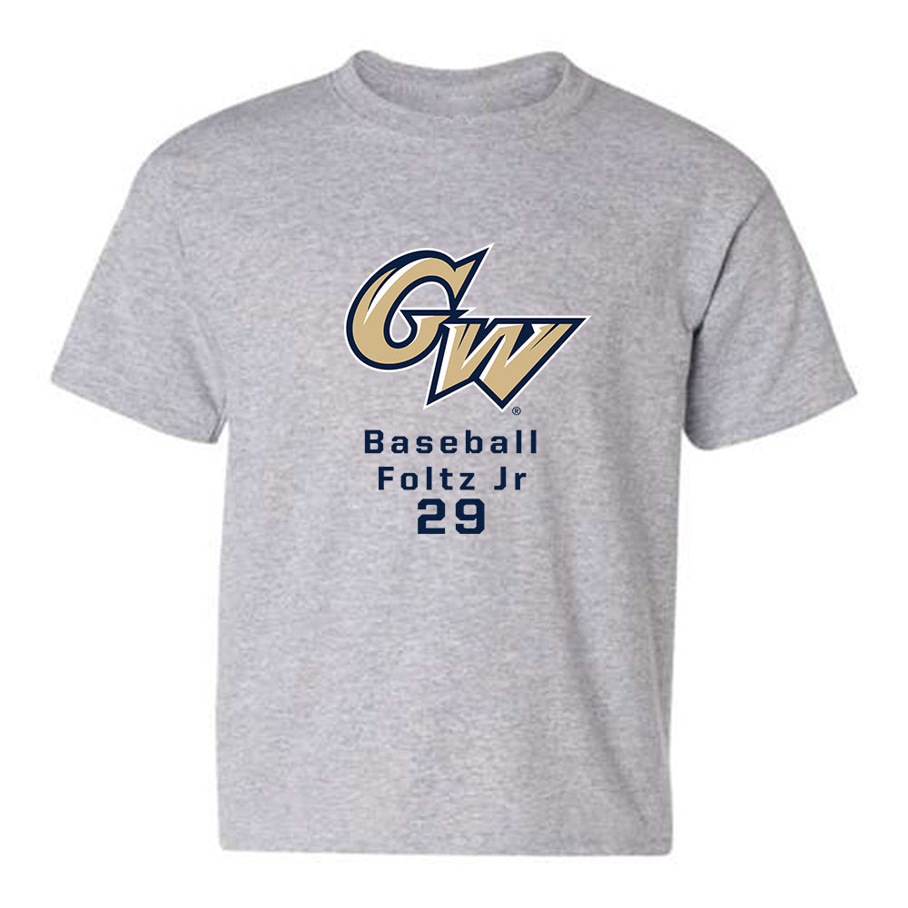 GWU - NCAA Baseball : Michael Foltz Jr - Youth T-Shirt Classic Fashion Shersey