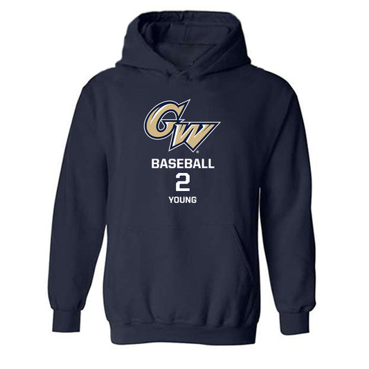 GWU - NCAA Baseball : Brett Young - Hooded Sweatshirt Classic Fashion Shersey