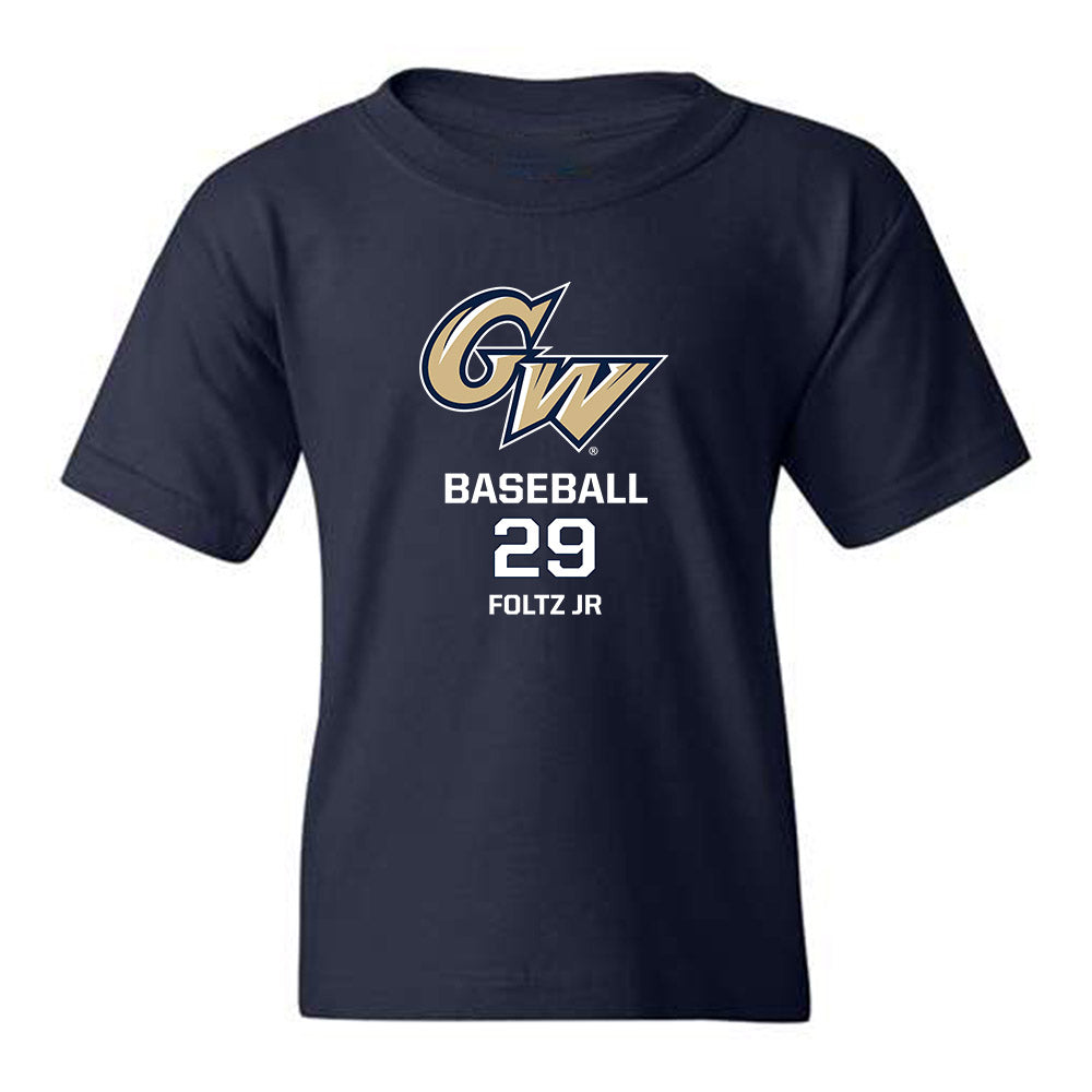 GWU - NCAA Baseball : Michael Foltz Jr - Youth T-Shirt Classic Fashion Shersey