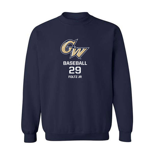 GWU - NCAA Baseball : Michael Foltz Jr - Crewneck Sweatshirt Classic Fashion Shersey