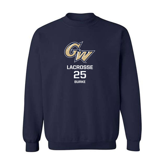 GWU - NCAA Women's Lacrosse : Gracie Burke - Crewneck Sweatshirt Classic Fashion Shersey