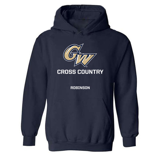 GWU - NCAA Women's Cross Country : Ashley Robinson - Hooded Sweatshirt Classic Fashion Shersey