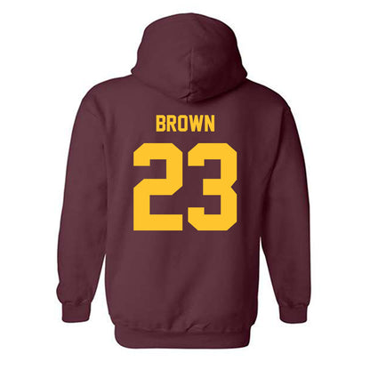 Arizona State - NCAA Women's Basketball : Jalyn Brown - Hooded Sweatshirt Classic Shersey