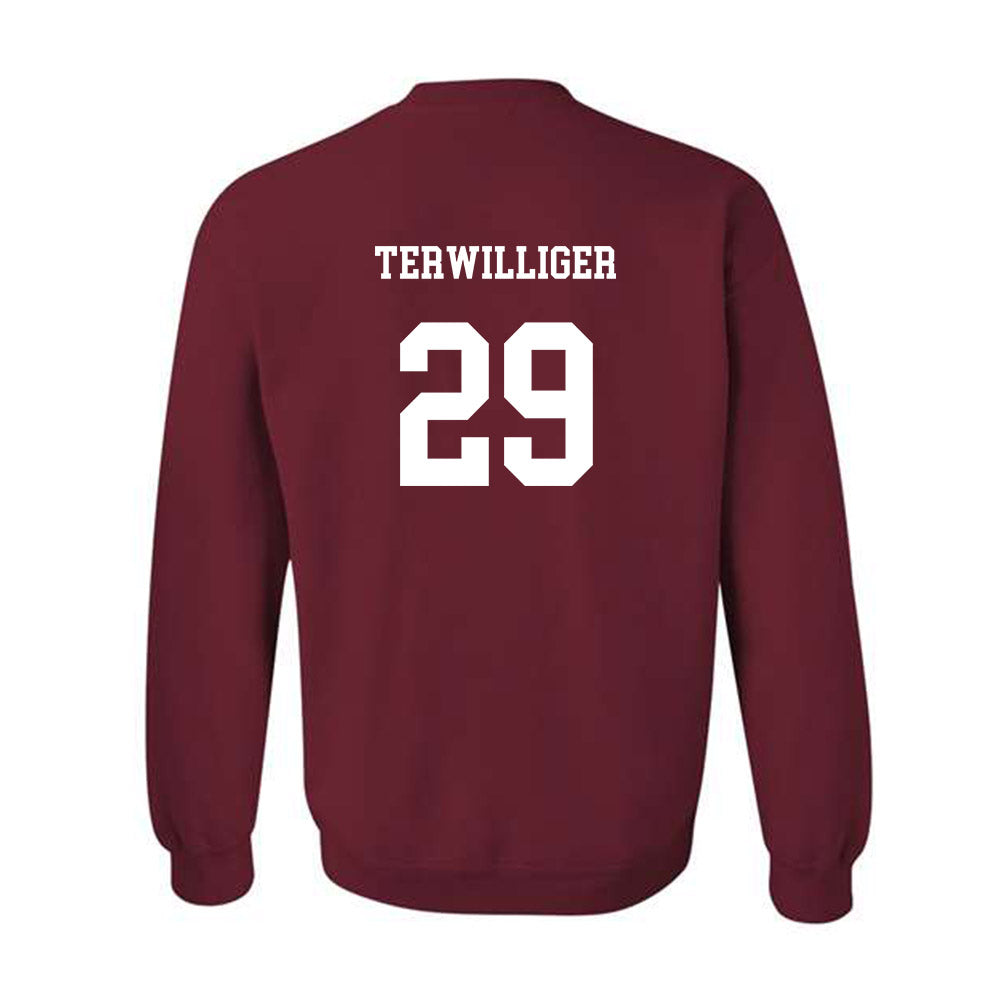 UMass - NCAA Baseball : Dylan Terwilliger - Crewneck Sweatshirt Classic Fashion Shersey