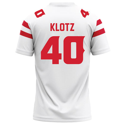Louisiana - NCAA Football : Logan Klotz - White Football Jersey