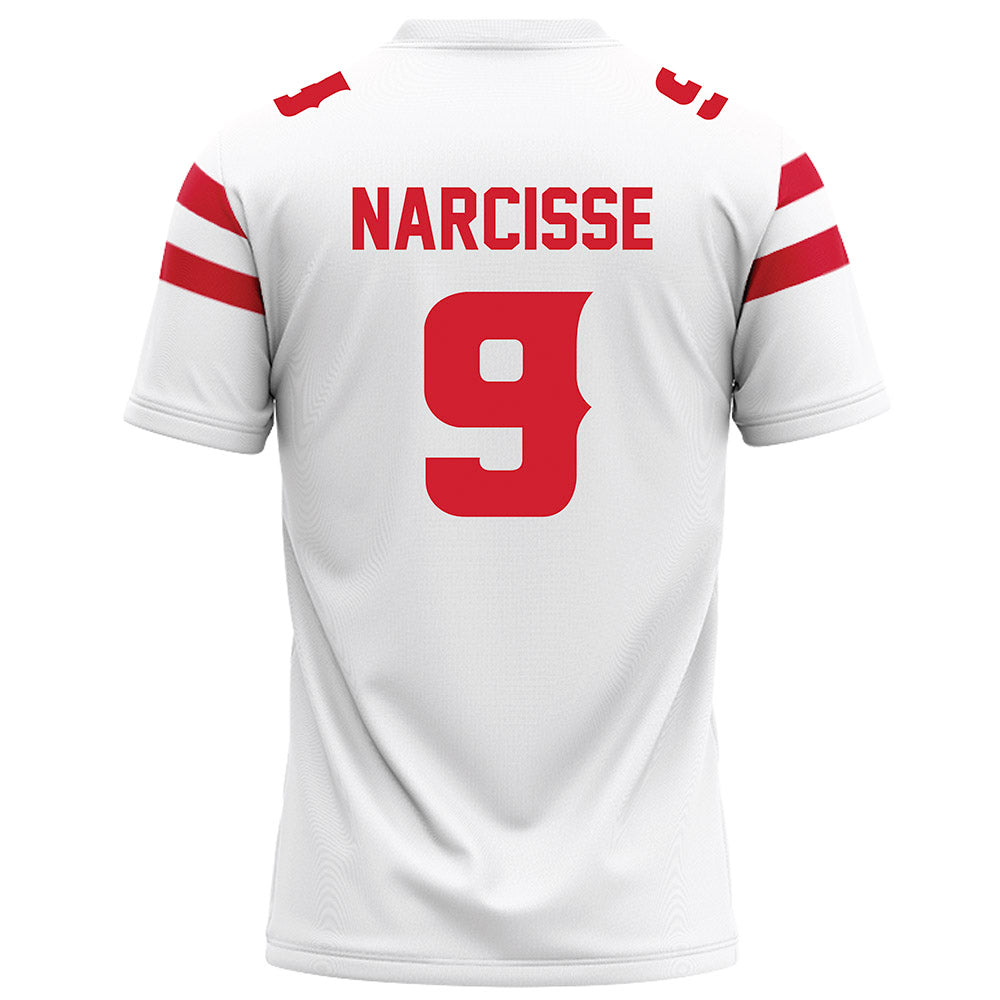 Louisiana - NCAA Football : Mason Narcisse - White Jersey