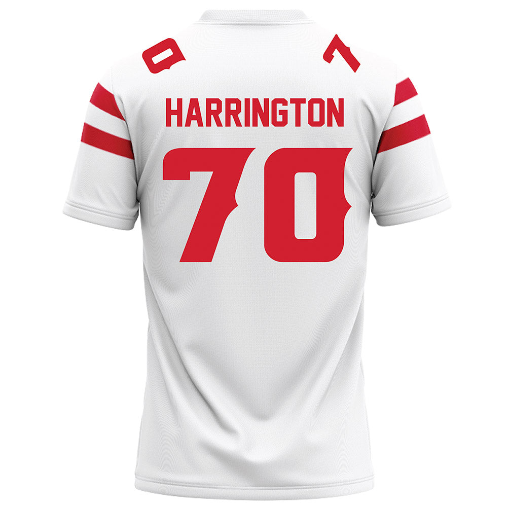 Louisiana - NCAA Football : Jax Harrington - White Football Jersey