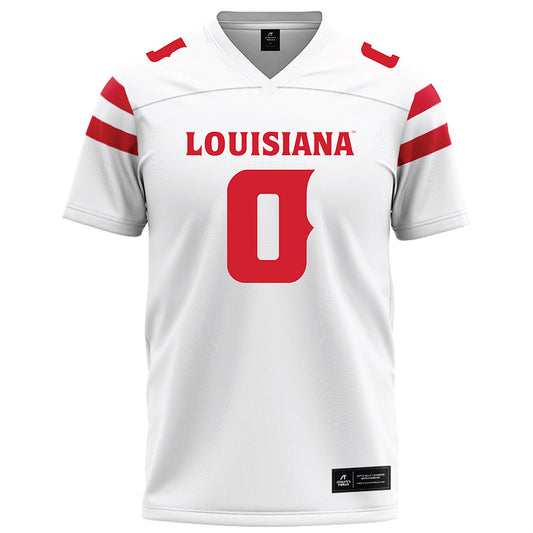 Louisiana - NCAA Football : Jordan Lawson - White Football Jersey