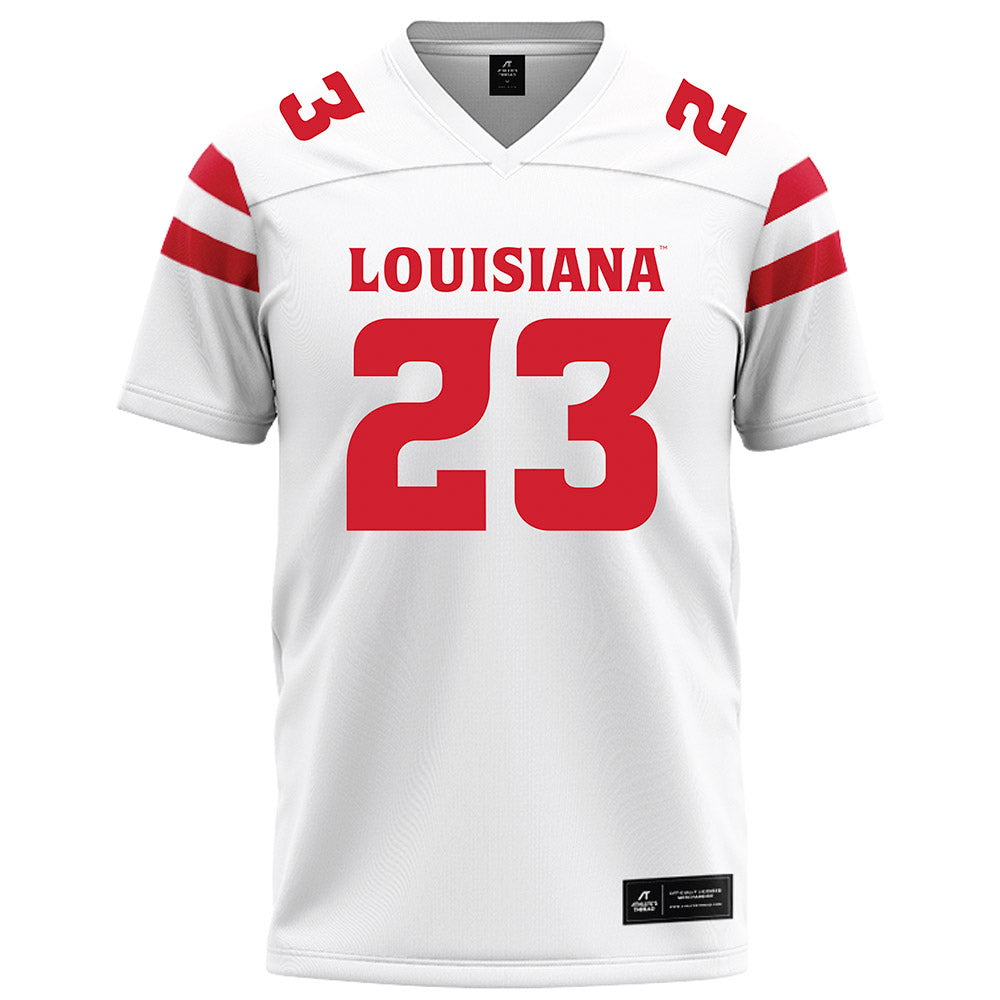Louisiana - NCAA Football : Jeremiah Moses - White Football Jersey