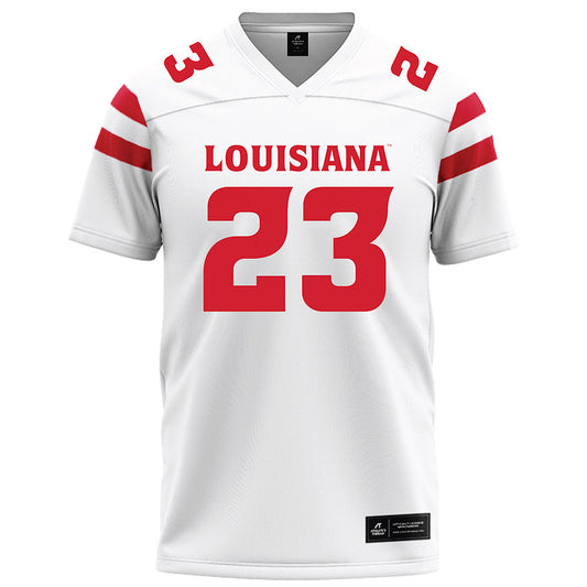 Louisiana - NCAA Football : Jeremiah Moses - White Football Jersey