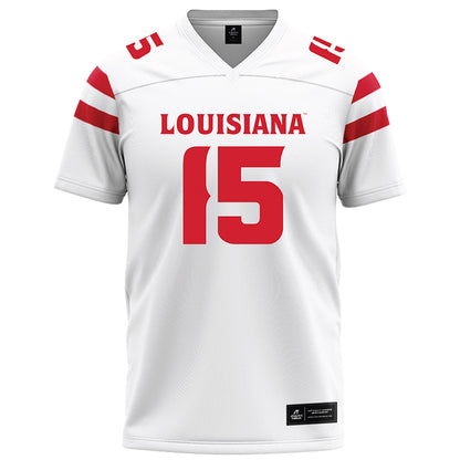 Louisiana - NCAA Football : Robert Williams - White Football Jersey