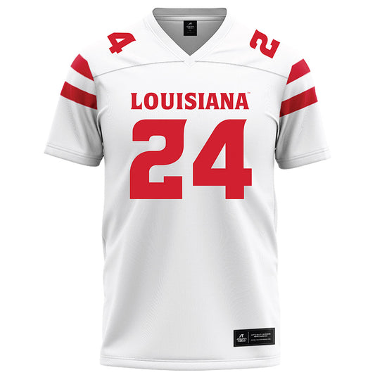 Louisiana - NCAA Football : Lorenzell Dubose - White Jersey