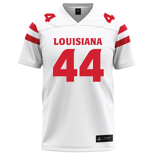 Louisiana - NCAA Football : Jake St Andre - White Football Jersey