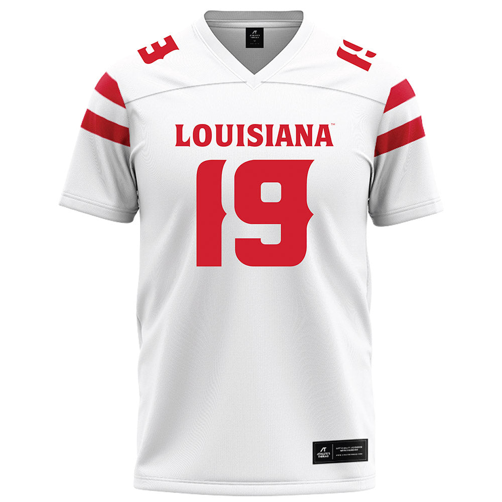 Louisiana - NCAA Football : Dale Martin III - White Football Jersey
