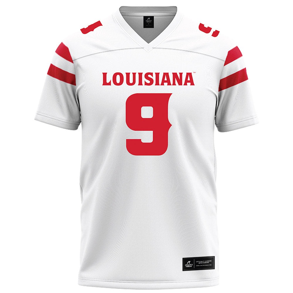 Louisiana - NCAA Football : Mason Narcisse - White Jersey