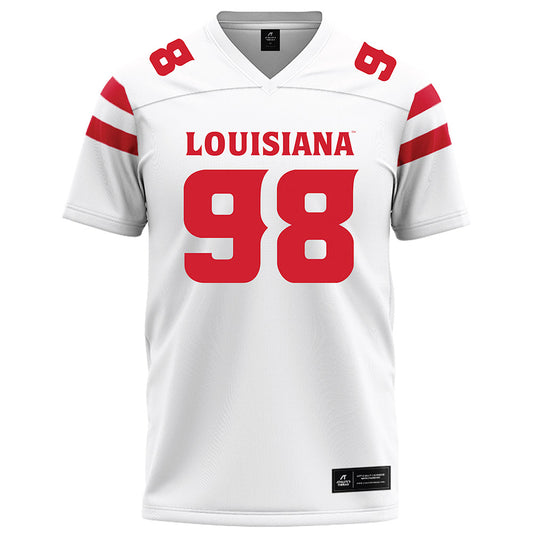 Louisiana - NCAA Football : Mason Clinton - White Jersey