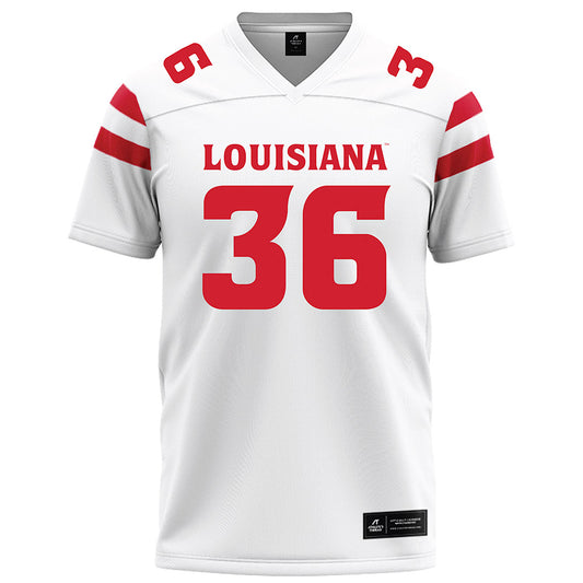 Louisiana - NCAA Football : Maurion Eleam - White Football Jersey