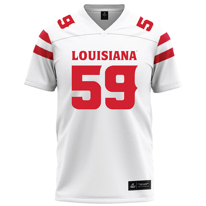 Louisiana - NCAA Football : Andrew Martinez - White Jersey