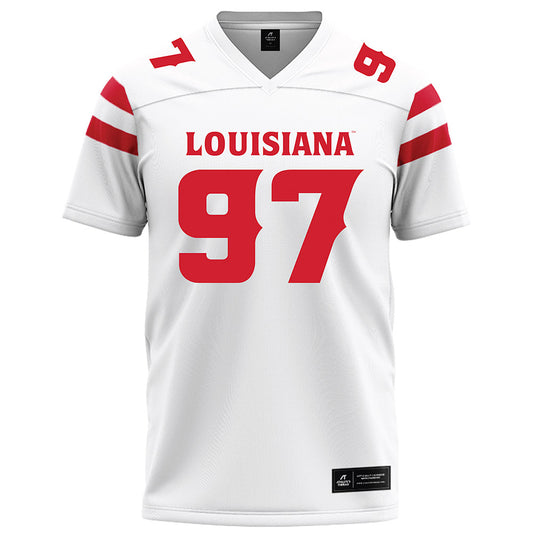 Louisiana - NCAA Football : Lance Williams - White Jersey