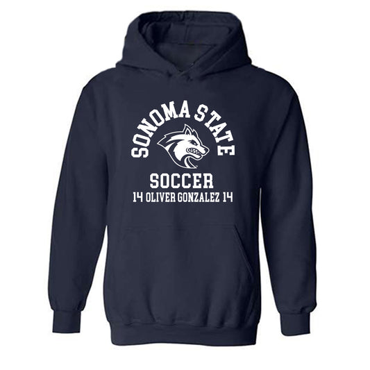 SSU - NCAA Men's Soccer : Oliver Gonzalez - Hooded Sweatshirt Classic Fashion Shersey