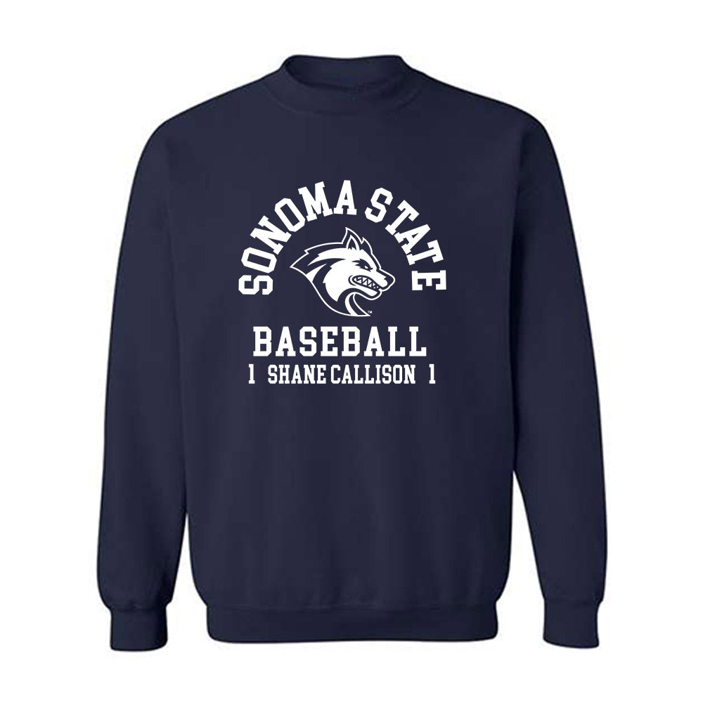 SSU - NCAA Baseball : Shane Callison - Crewneck Sweatshirt Classic Fashion Shersey