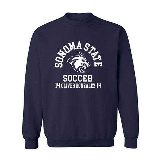 SSU - NCAA Men's Soccer : Oliver Gonzalez - Crewneck Sweatshirt Classic Fashion Shersey