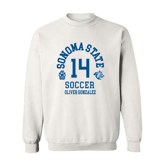 SSU - NCAA Men's Soccer : Oliver Gonzalez - Crewneck Sweatshirt Classic Fashion Shersey
