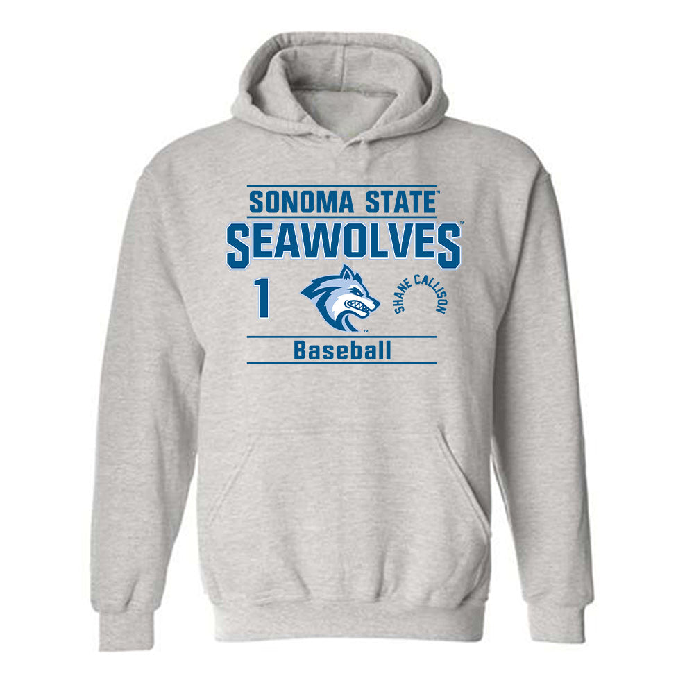 SSU - NCAA Baseball : Shane Callison - Hooded Sweatshirt Classic Fashion Shersey