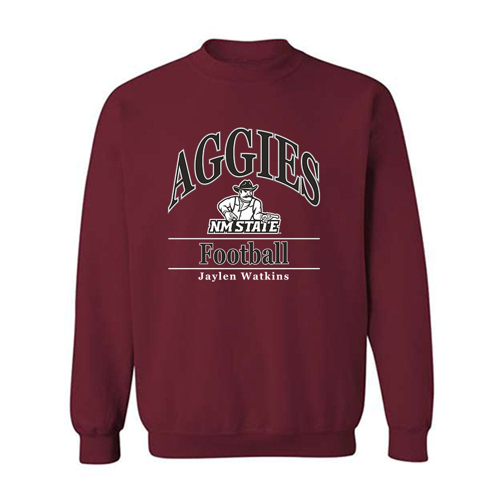 NMSU - NCAA Football : Jaylen Watkins - Crewneck Sweatshirt Classic Fashion Shersey