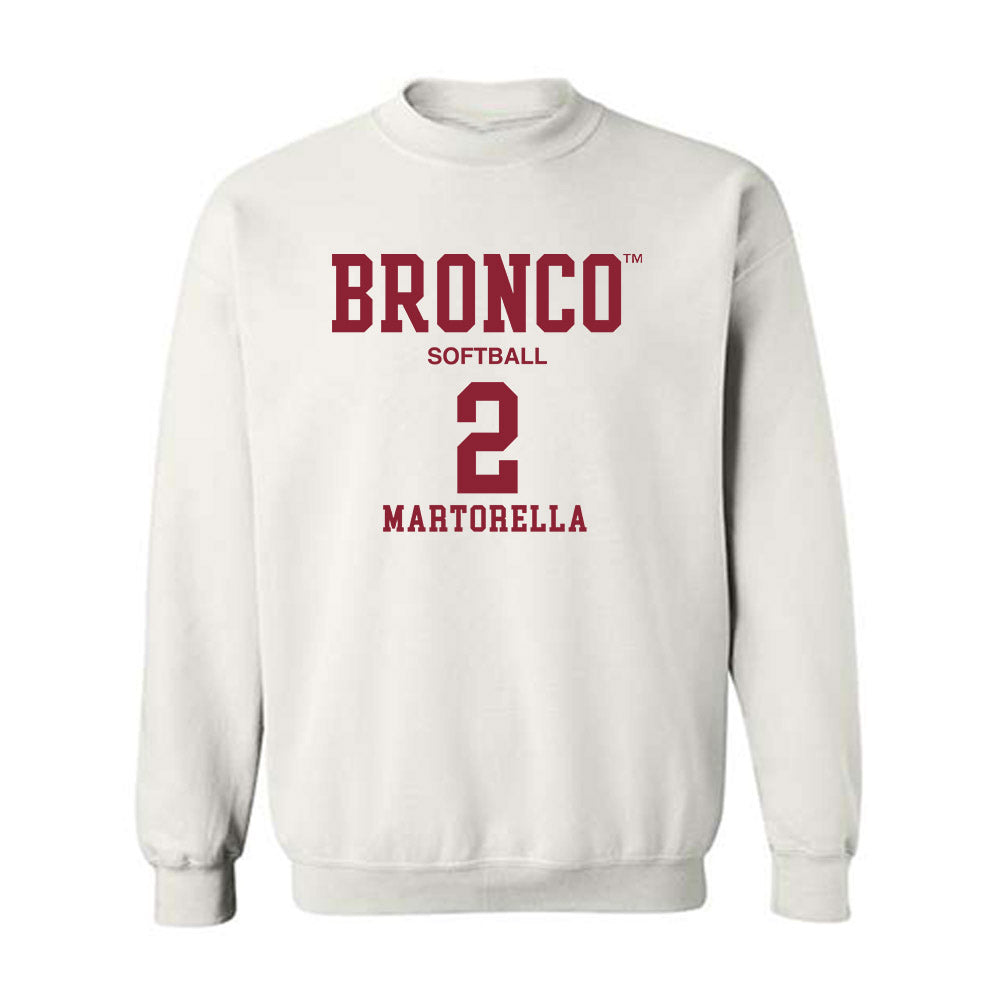 SCU - NCAA Softball : Marie Martorella - Crewneck Sweatshirt Classic Fashion Shersey