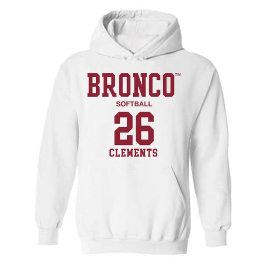 SCU - NCAA Softball : Taryn Clements - Hooded Sweatshirt Classic Fashion Shersey