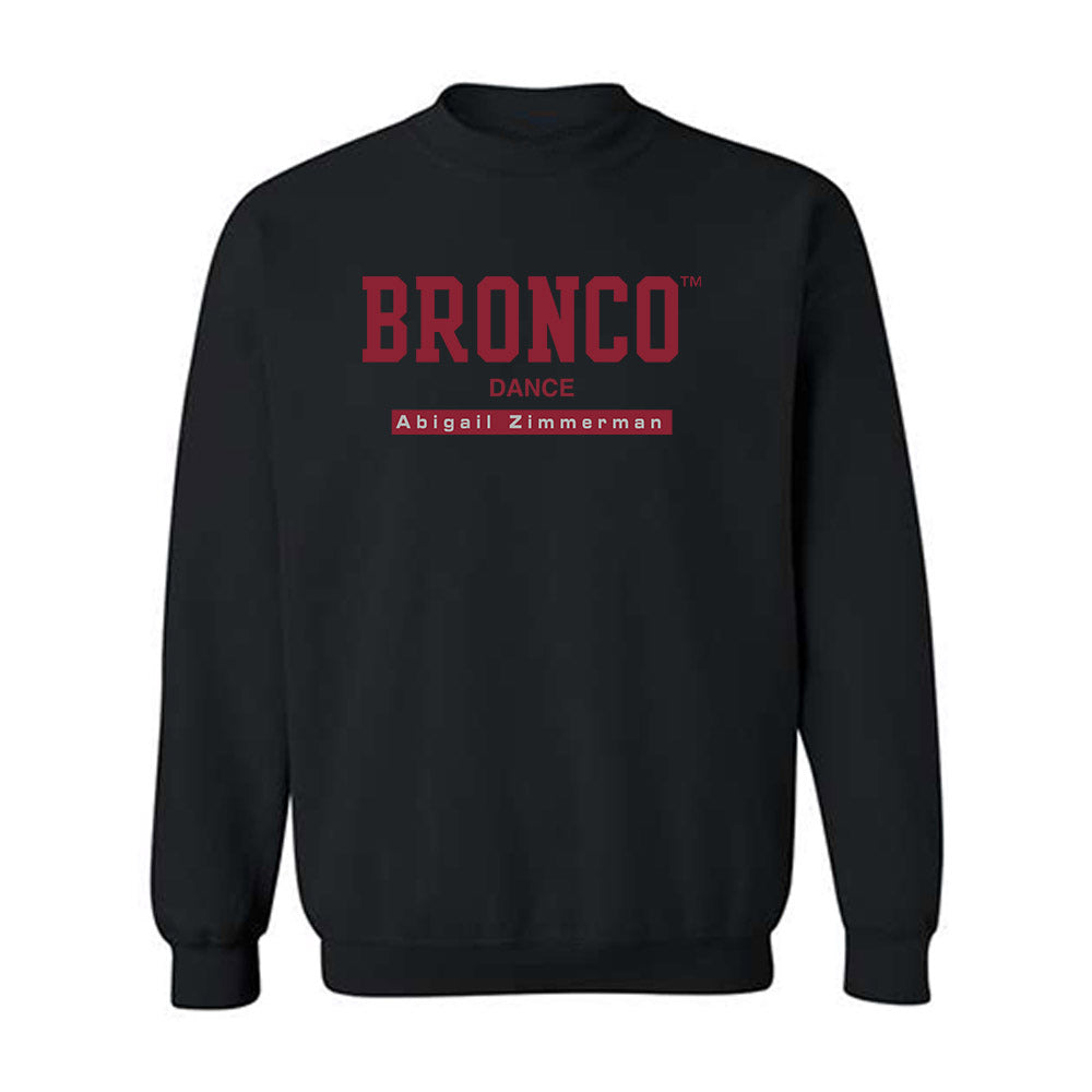 SCU - Dance Team : Abigail Zimmerman - Crewneck Sweatshirt Classic Fashion Shersey