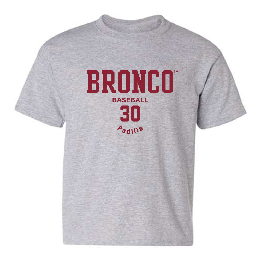 SCU - NCAA Baseball : Bryce Padilla - Youth T-Shirt Classic Fashion Shersey