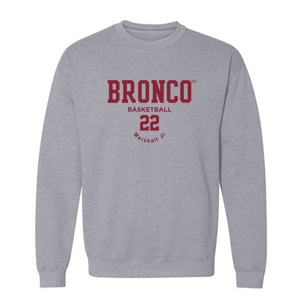 SCU - NCAA Men's Basketball : Carlos Marshall Jr - Crewneck Sweatshirt Classic Fashion Shersey