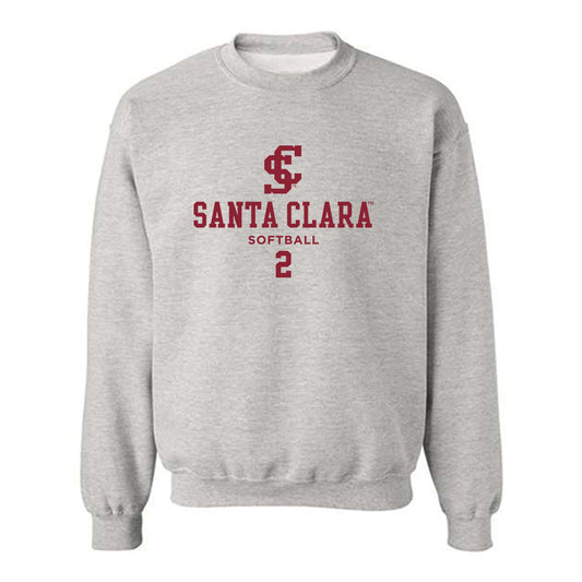 SCU - NCAA Softball : Marie Martorella - Crewneck Sweatshirt Classic Fashion Shersey