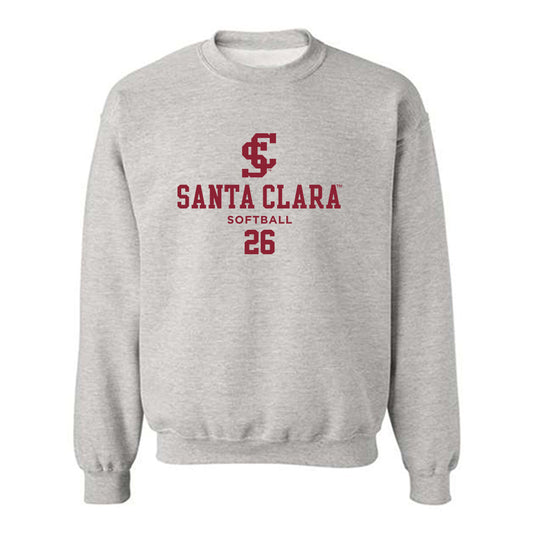 SCU - NCAA Softball : Taryn Clements - Crewneck Sweatshirt Classic Fashion Shersey