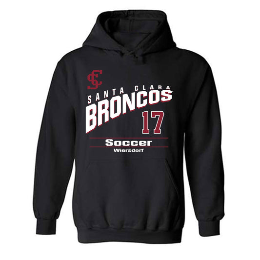 SCU - NCAA Men's Soccer : Will Wiersdorf - Hooded Sweatshirt Classic Fashion Shersey