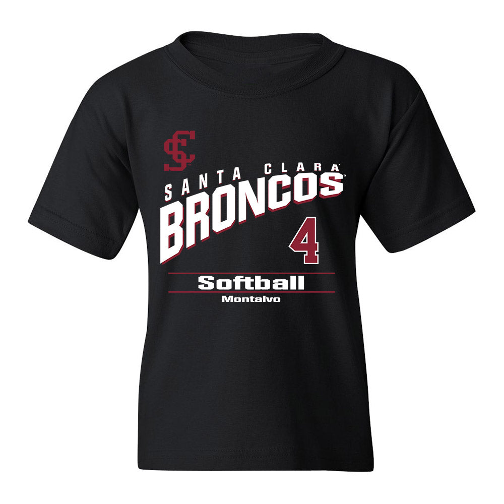 SCU - NCAA Softball : Mariah Montalvo - Youth T-Shirt Classic Fashion Shersey