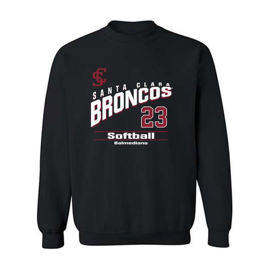 SCU - NCAA Softball : Robynn Balmediano - Crewneck Sweatshirt Classic Fashion Shersey