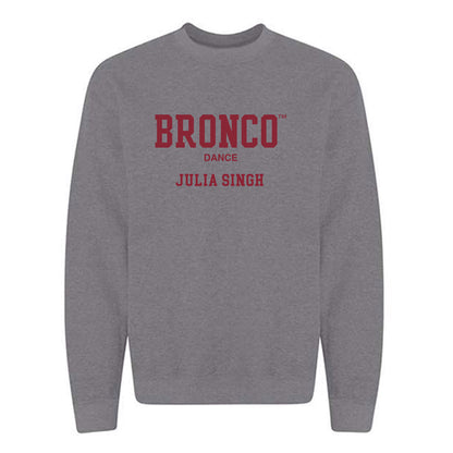 SCU - Dance Team : Julia Singh - Crewneck Sweatshirt Classic Fashion Shersey