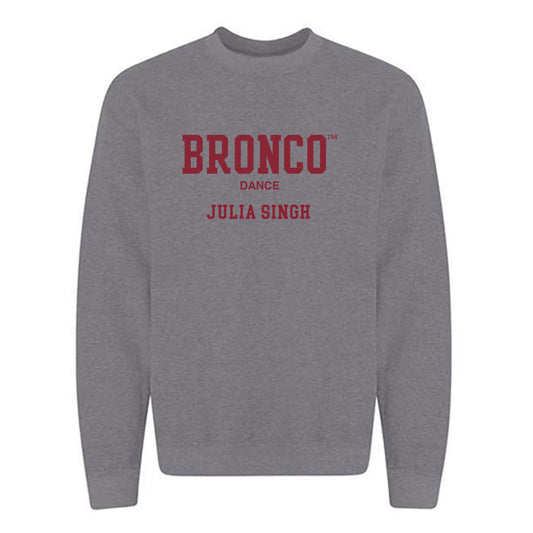 SCU - Dance Team : Julia Singh - Crewneck Sweatshirt Classic Fashion Shersey