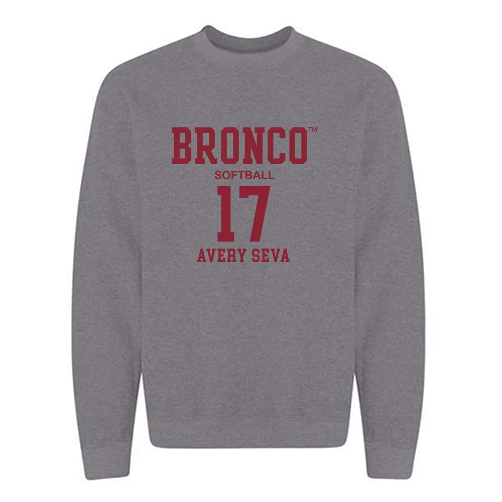 SCU - NCAA Softball : Avery Seva - Crewneck Sweatshirt Classic Fashion Shersey