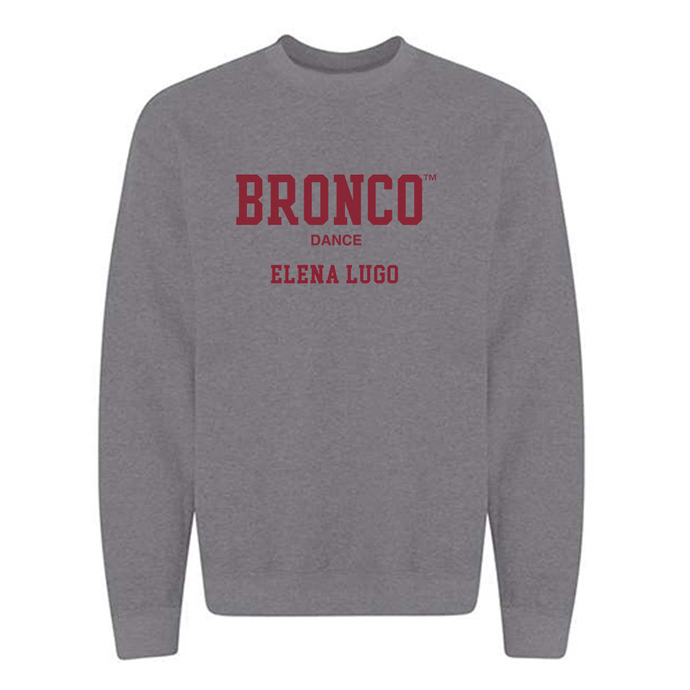 SCU - Dance Team : Elena Lugo - Crewneck Sweatshirt Classic Fashion Shersey