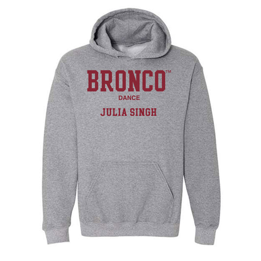 SCU - Dance Team : Julia Singh - Hooded Sweatshirt Classic Fashion Shersey